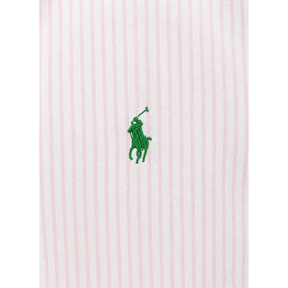 Polo Ralph Lauren Boys Size 4T Pink Stripe Button Down Shirt Coastal Preppy